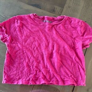 Katie J Pink Tee Shirt Youth Medium - Good Condition